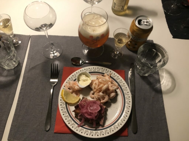 Förrätt, smørrebrød!